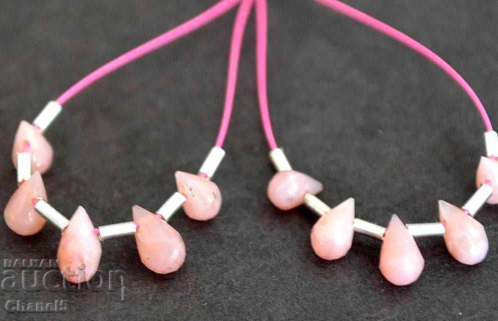 3 pcs. PINK OPALS - MICROFACETED BRIOLET - 3.5 x 6 mm (207) with price 14.00 BGN | € 7.16 3 pcs. PINK OPALS - MICROFACETED BRIOLET - 3.5 x 6 mm (207) with price 14.00 BGN | € 7.16