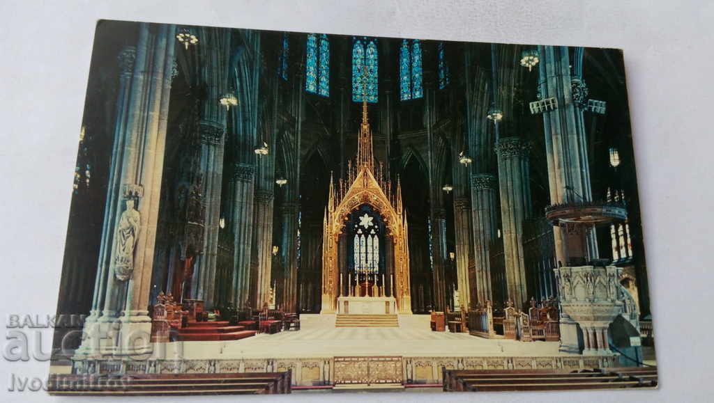 Carte poștală New York Snvtuary St. Catedrala lui Patrick