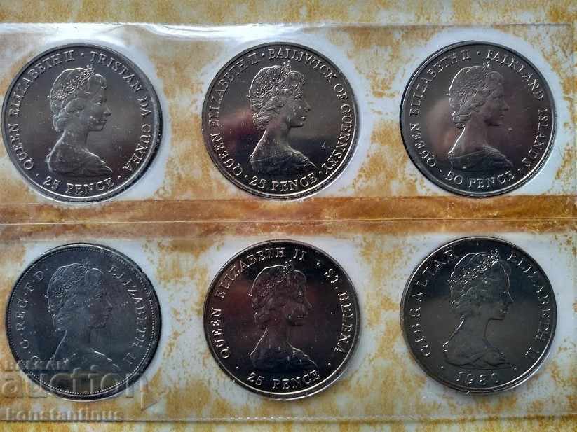 Licitație Marea Britanie Regina Mamă 1980 Monetărie Seth Rare Licitație Marea Britanie Regina Mamă 1980 Monetărie Seth Rare