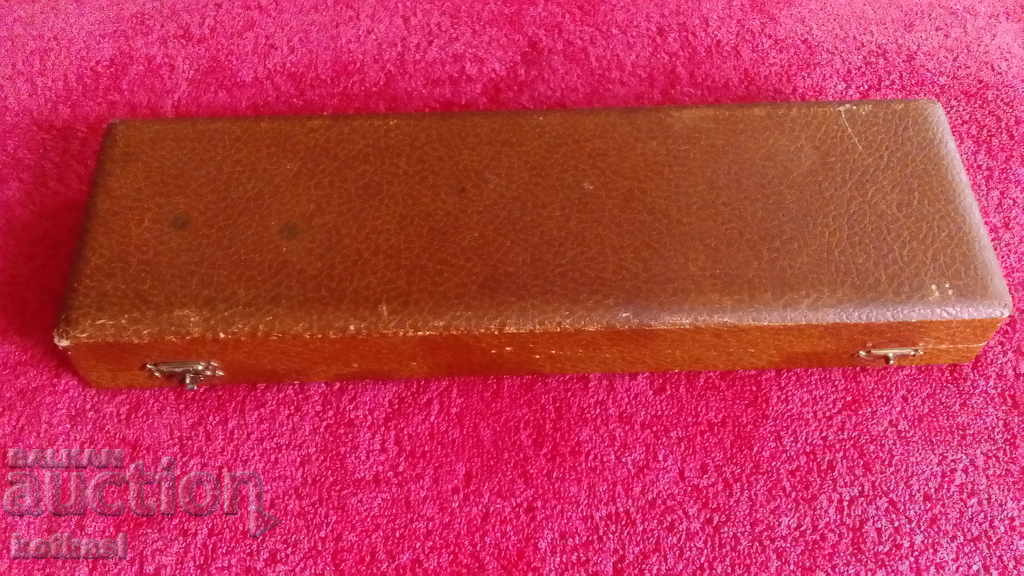 Old DUPOND utensil original box horn handle - 6