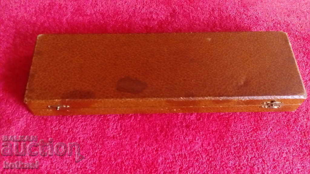 Old DUPOND utensil original box horn handle - 7