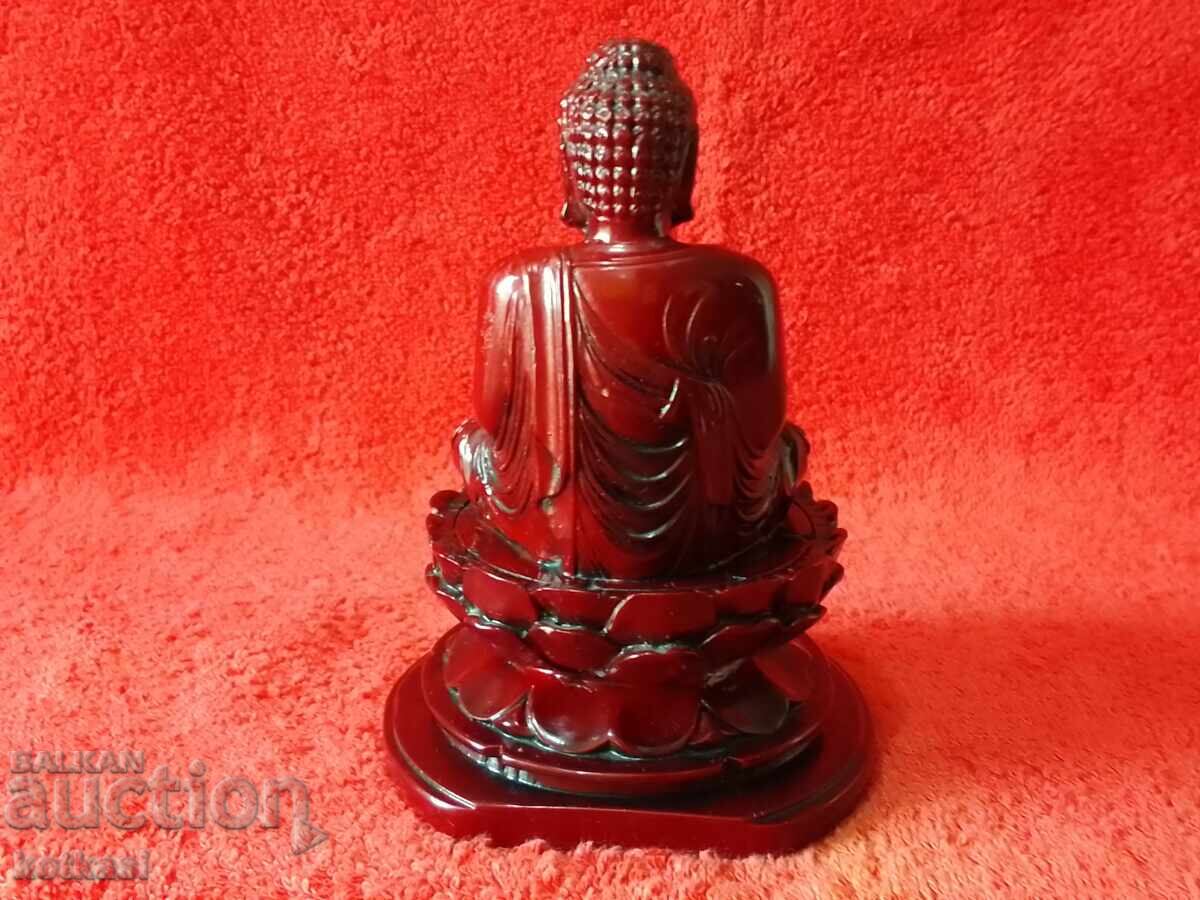 Auction Old massive solid Buddha figure alabaster H-14.50 cm Auction Old massive solid Buddha figure alabaster H-14.50 cm