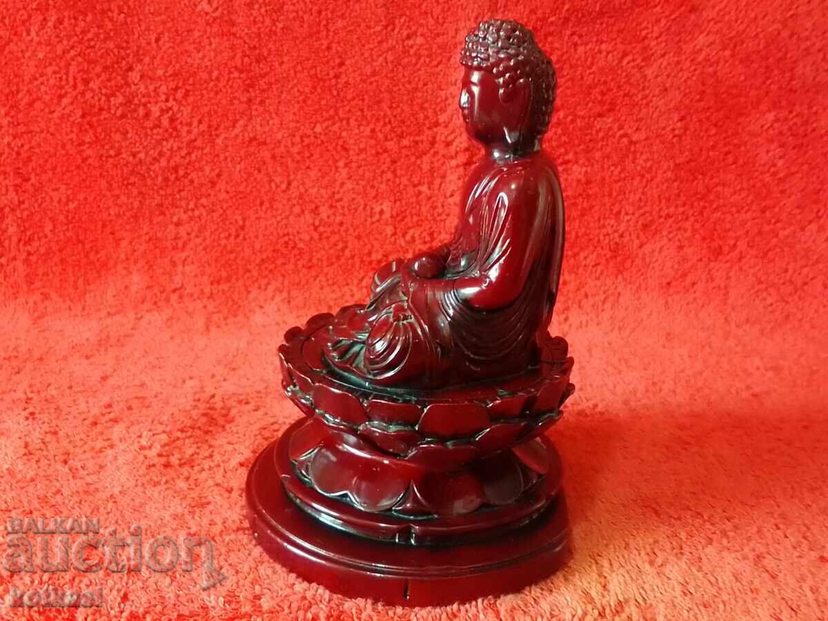 Delivery of Old massive solid Buddha figure alabaster H-14.50 cm Delivery of Old massive solid Buddha figure alabaster H-14.50 cm