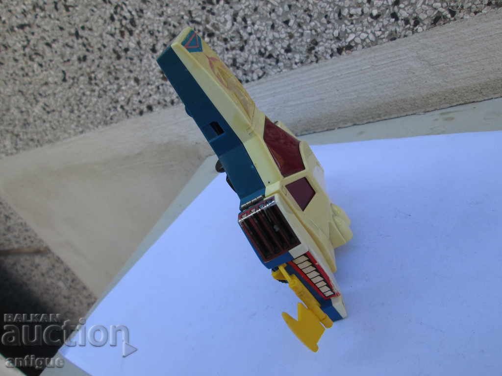 OLD SOC. PLASTIC SPACE CAR TOY - 7 OLD SOC. PLASTIC SPACE CAR TOY - 7