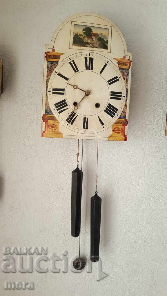 An old German clock from the 18th century
