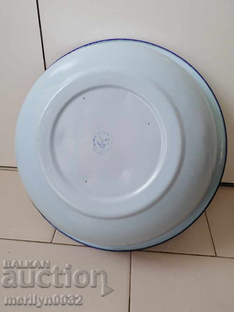 Enameled basin, bowl, enamel bowl - 5 Enameled basin, bowl, enamel bowl - 5