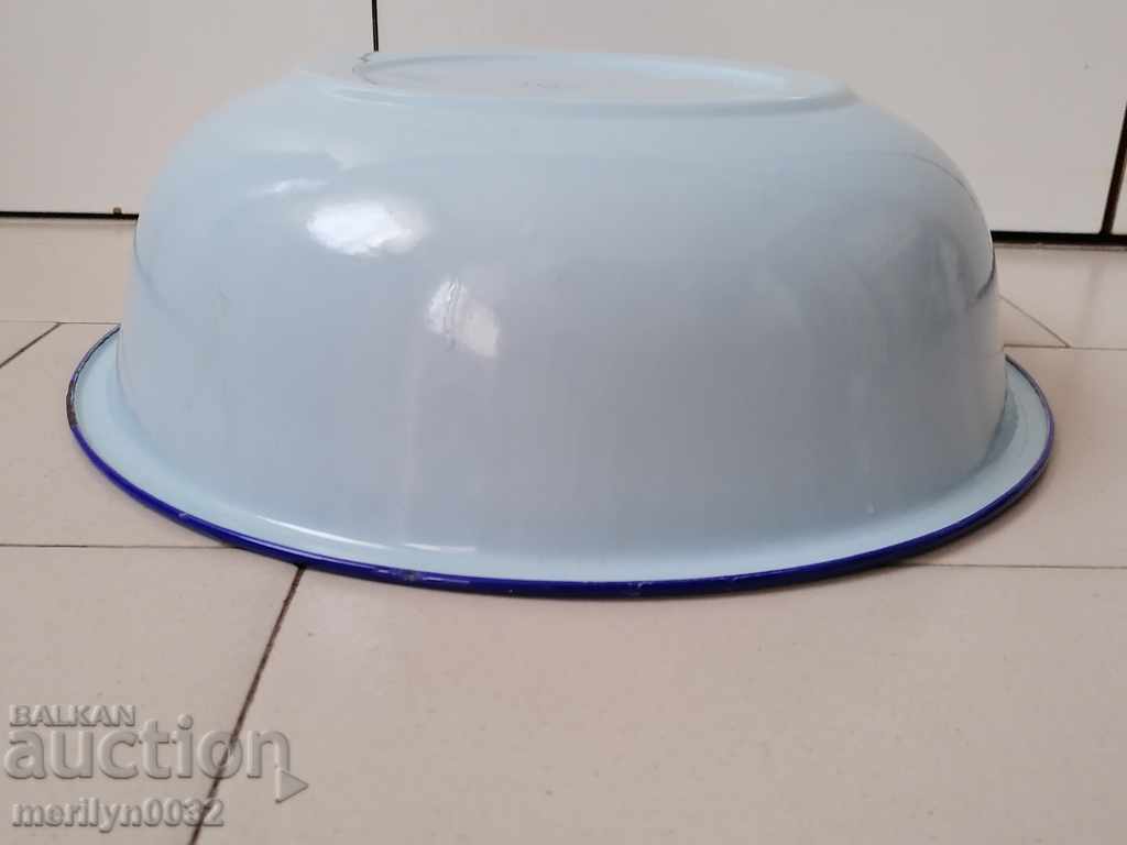 Enameled basin, bowl, enamel bowl - 6 Enameled basin, bowl, enamel bowl - 6
