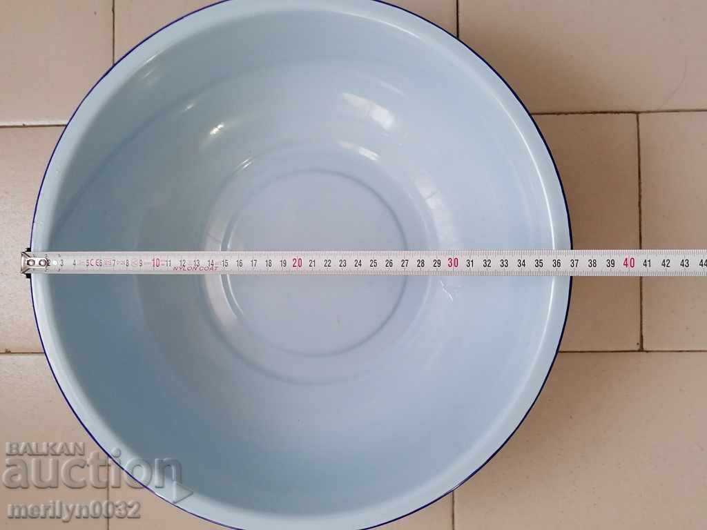 Enameled basin, bowl, enamel bowl - 7 Enameled basin, bowl, enamel bowl - 7