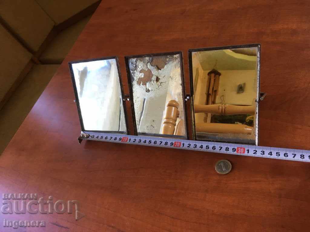 METAL FRAME WITH MIRROR ANTIQUE - 3 PCS METAL FRAME WITH MIRROR ANTIQUE - 3 PCS