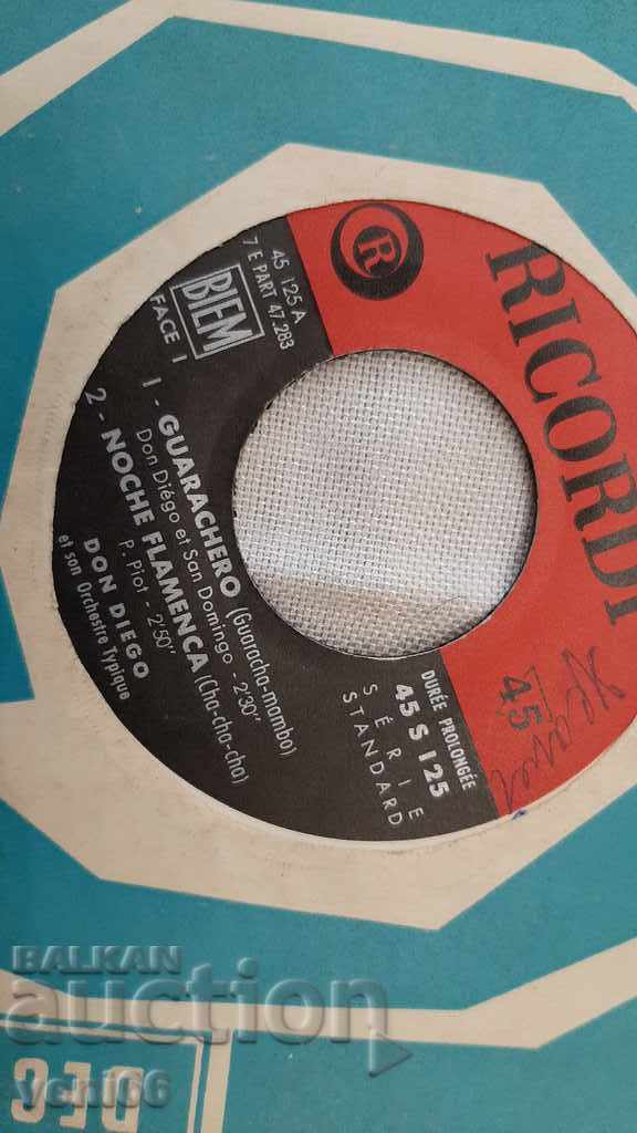 Auction Gramophone record - small format GDR DDR Auction Gramophone record - small format GDR DDR