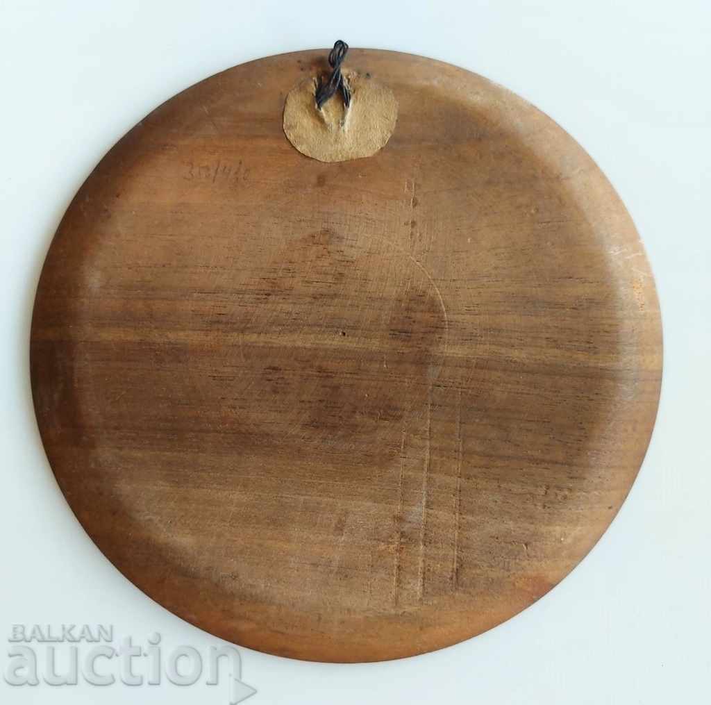 Auction 100-YEAR-OLD PAINTED WOODEN PLATE PANEL PAINTING PAINTING Auction 100-YEAR-OLD PAINTED WOODEN PLATE PANEL PAINTING PAINTING