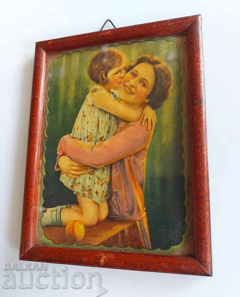 ROYAL LITHOGRAPHY MOTHER WITH CHILD FRAME POSTER CARD with price 29.00 BGN | € 14.83 ROYAL LITHOGRAPHY MOTHER WITH CHILD FRAME POSTER CARD with price 29.00 BGN | € 14.83