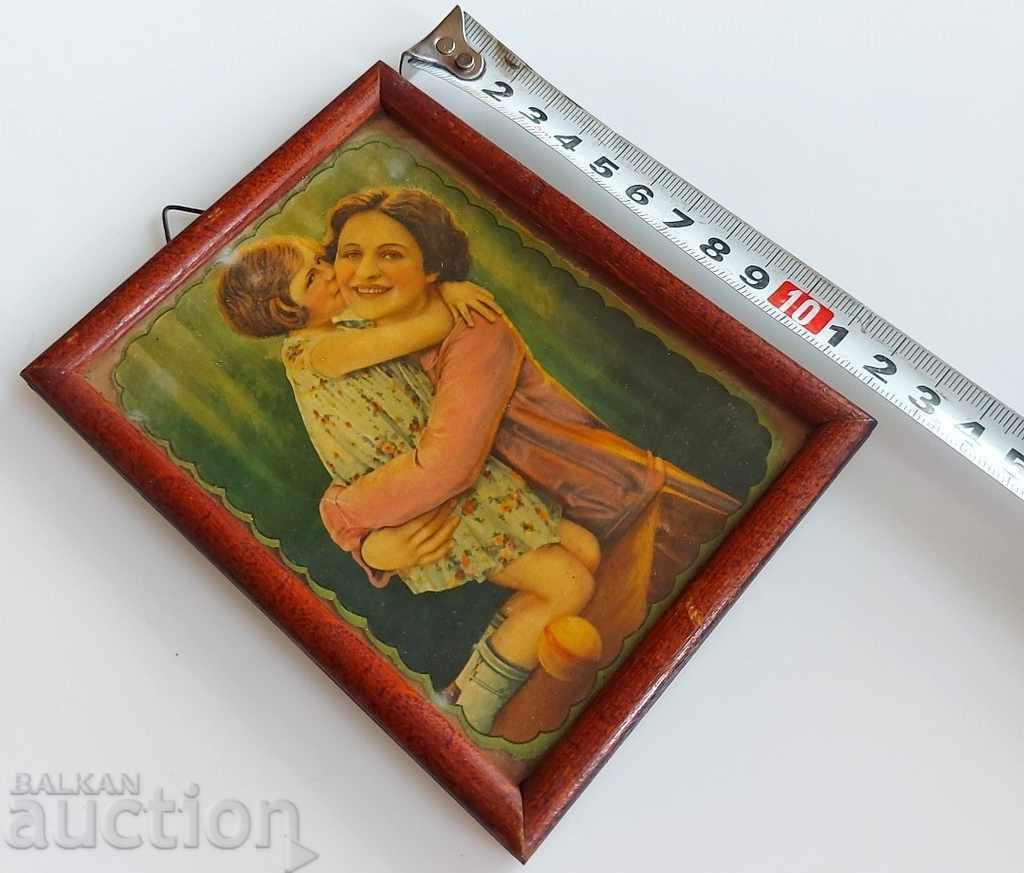 Delivery of ROYAL LITHOGRAPHY MOTHER WITH CHILD FRAME POSTER CARD Delivery of ROYAL LITHOGRAPHY MOTHER WITH CHILD FRAME POSTER CARD