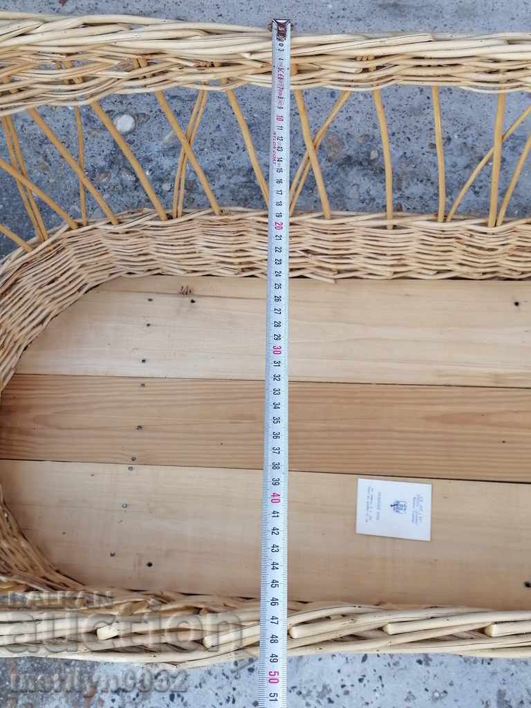 Wicker cot baby basket reed basket paner PRC - 7
