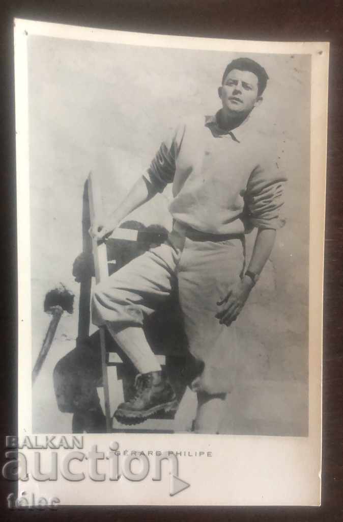 Set of 10 photos of European movie stars 50s of the twentieth century with price 10.00 BGN | € 5.11