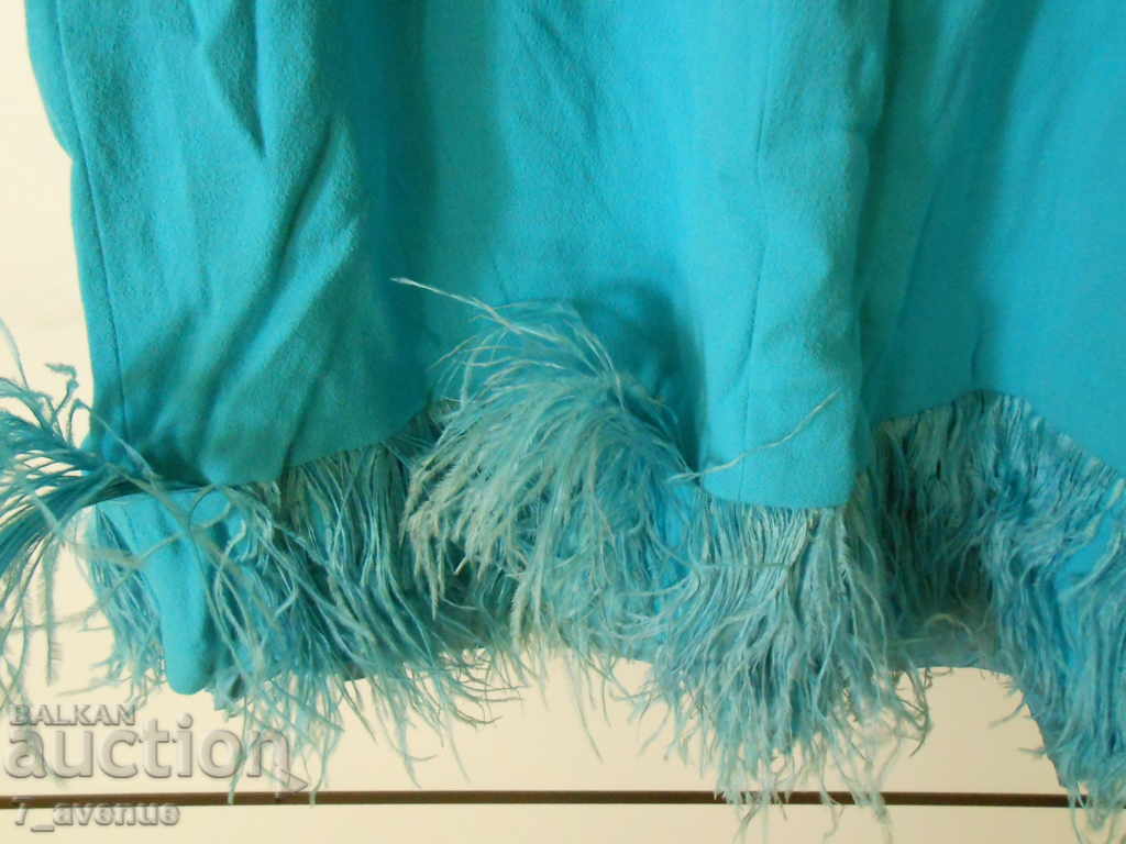 ROCHIE cu PENA, veche, cabaret, cochetă VINTAGE 10.2020 - 5 ROCHIE cu PENA, veche, cabaret, cochetă VINTAGE 10.2020 - 5