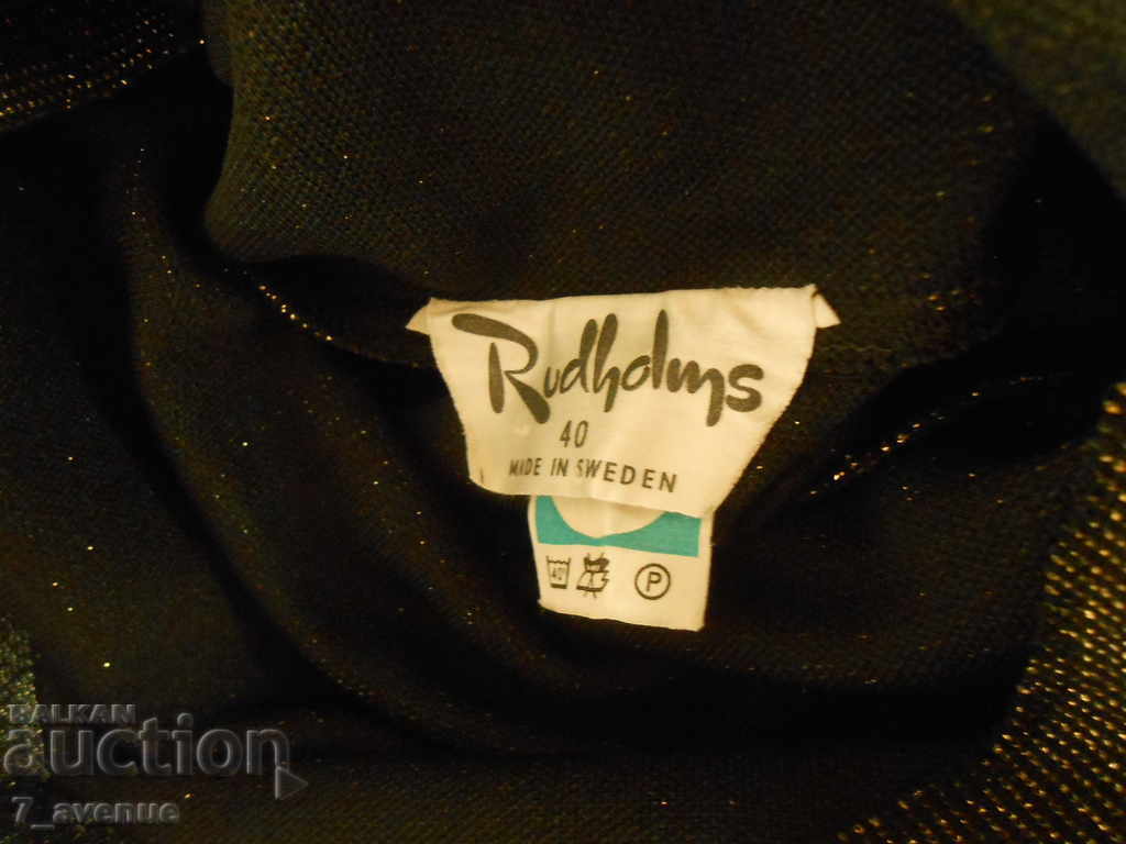 DRESS with gold thread, ankle length VINTAGE, 10.2020 - 7 DRESS with gold thread, ankle length VINTAGE, 10.2020 - 7