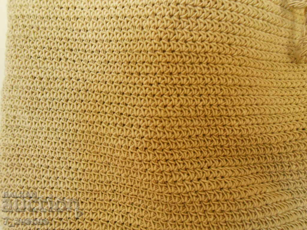 Auction WOMEN'S BAG, knitted with a mirror, VINTAGE Auction WOMEN'S BAG, knitted with a mirror, VINTAGE