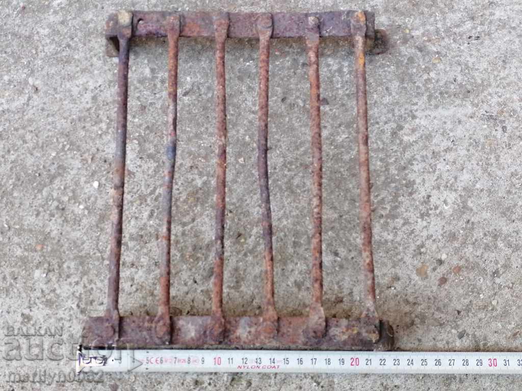 An old hand-forged grill, a steak, wrought iron - 6 An old hand-forged grill, a steak, wrought iron - 6