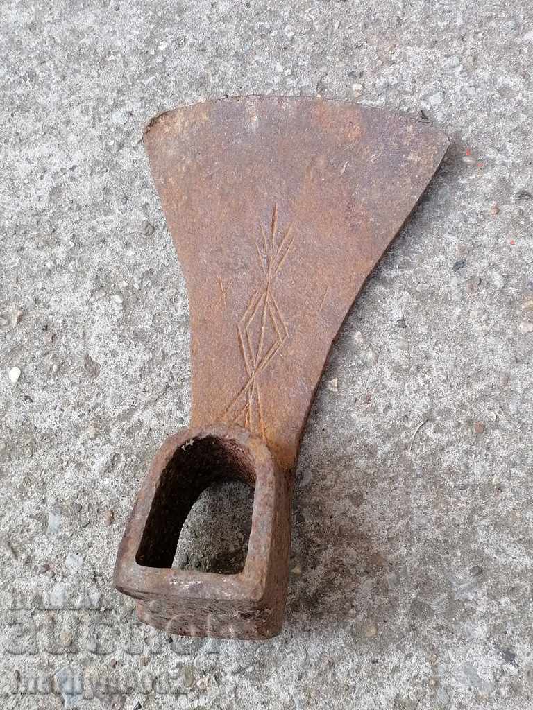 Forged chap, hoe, agricultural instrument, wrought iron - 7