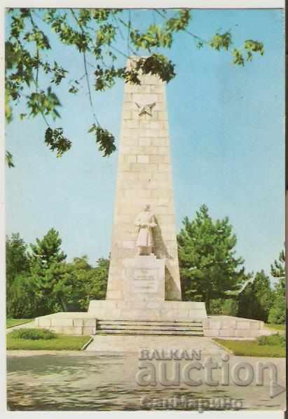 Card Bulgaria Tolbuhin Monument to the Soviet Army 2 *
