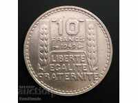 Franța. 10 franci 1949