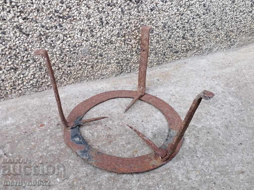 Auction An old hearth for grilling wrought iron pyrosty Auction An old hearth for grilling wrought iron pyrosty