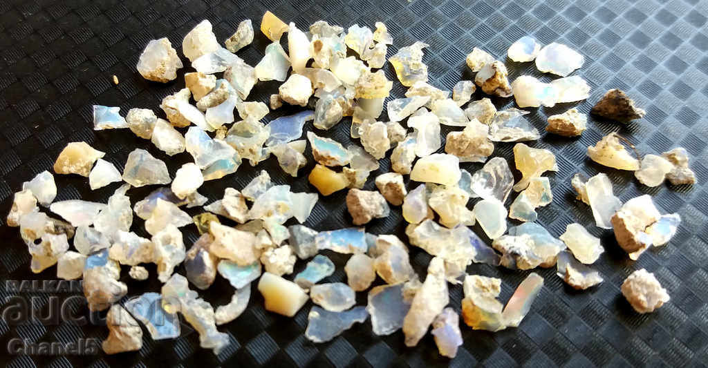 LOT OF NATURAL ETHIOPIAN OPALES - 8.45 carats (77) with price 12.00 BGN | € 6.14 LOT OF NATURAL ETHIOPIAN OPALES - 8.45 carats (77) with price 12.00 BGN | € 6.14