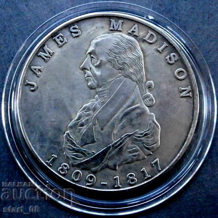 James Madison - Copie medalie / replică /