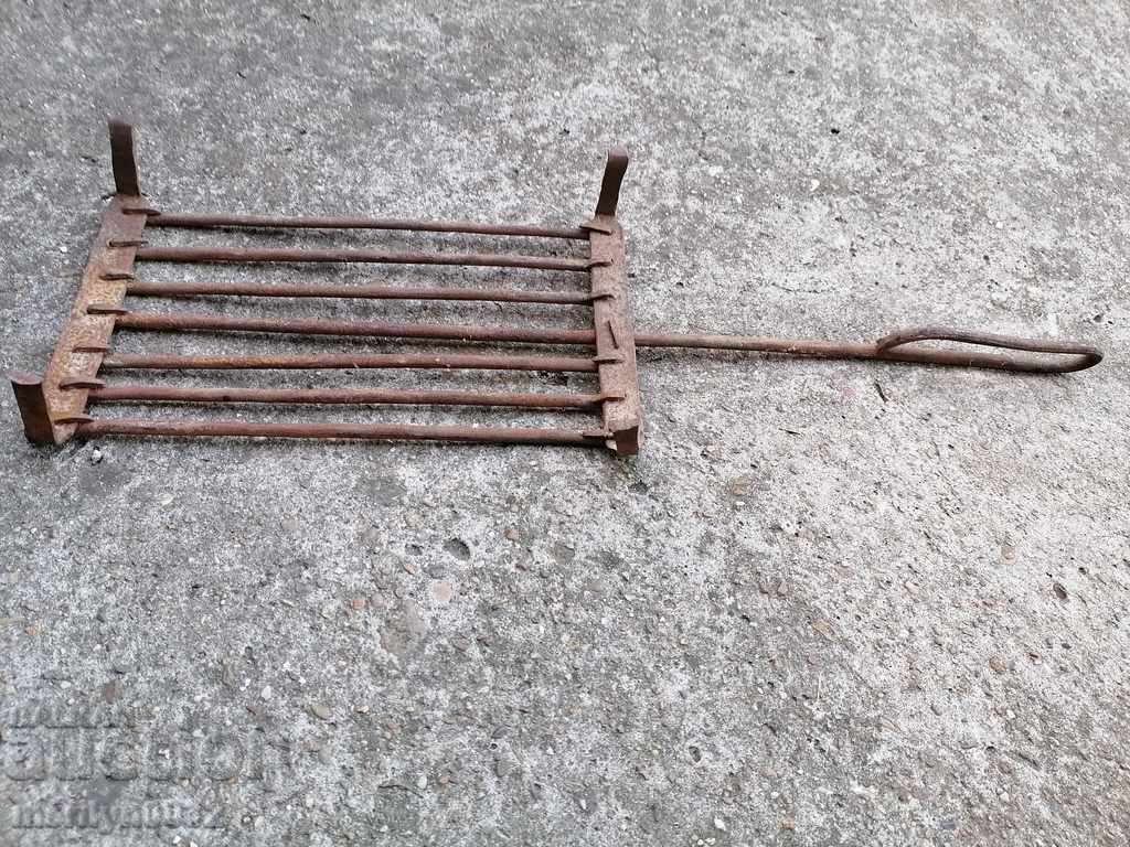 An old hand-forged grill, a steak, wrought iron with price 45.00 BGN | € 23.01 An old hand-forged grill, a steak, wrought iron with price 45.00 BGN | € 23.01