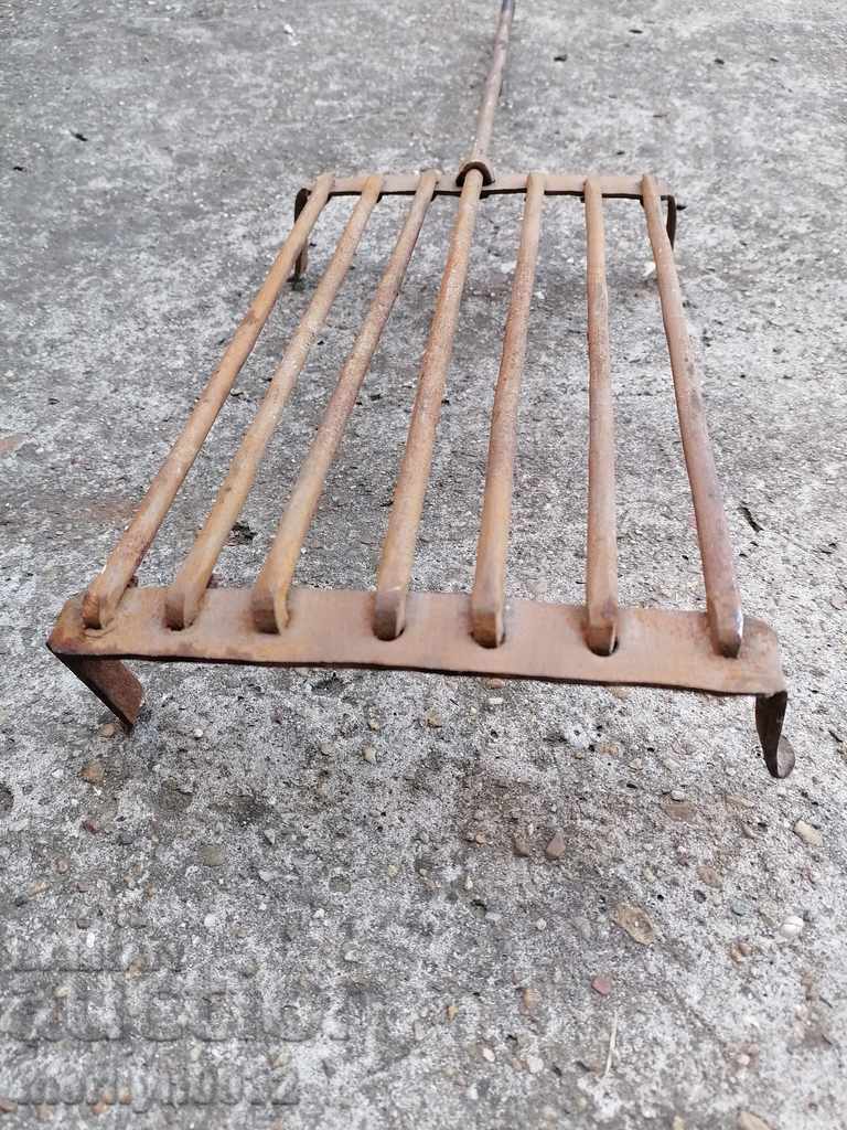 An old hand-forged grill, a steak, wrought iron - 6 An old hand-forged grill, a steak, wrought iron - 6