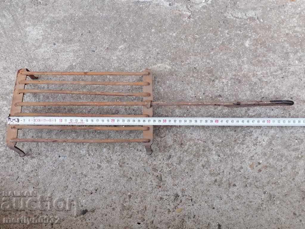 An old hand-forged grill, a steak, wrought iron - 7 An old hand-forged grill, a steak, wrought iron - 7