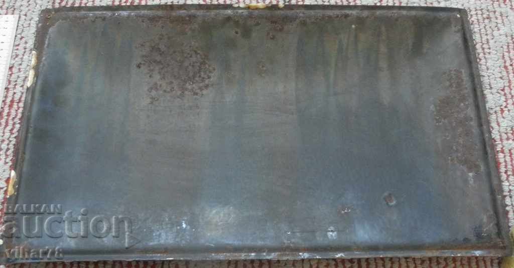 OLD SOC. ENAMELED PLATE - 5 OLD SOC. ENAMELED PLATE - 5