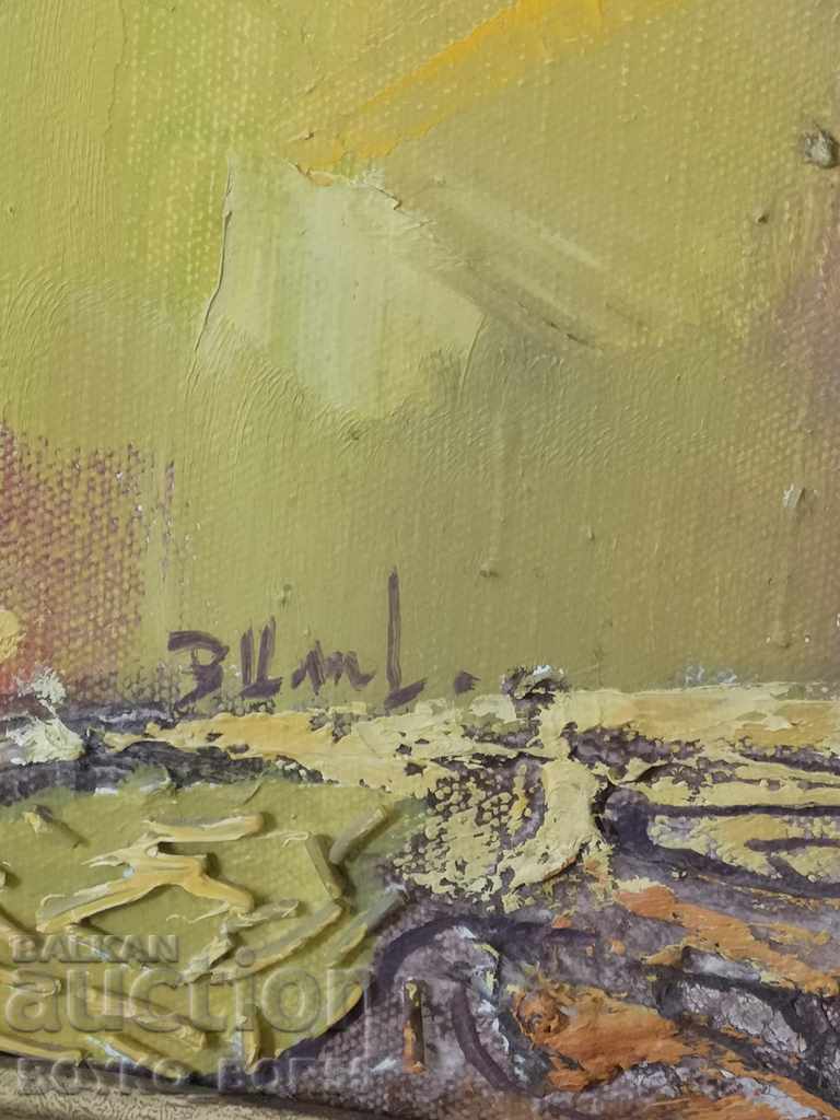 Auction Gorgeous Oil Painting Canvas by Ruse Artist Auction Gorgeous Oil Painting Canvas by Ruse Artist