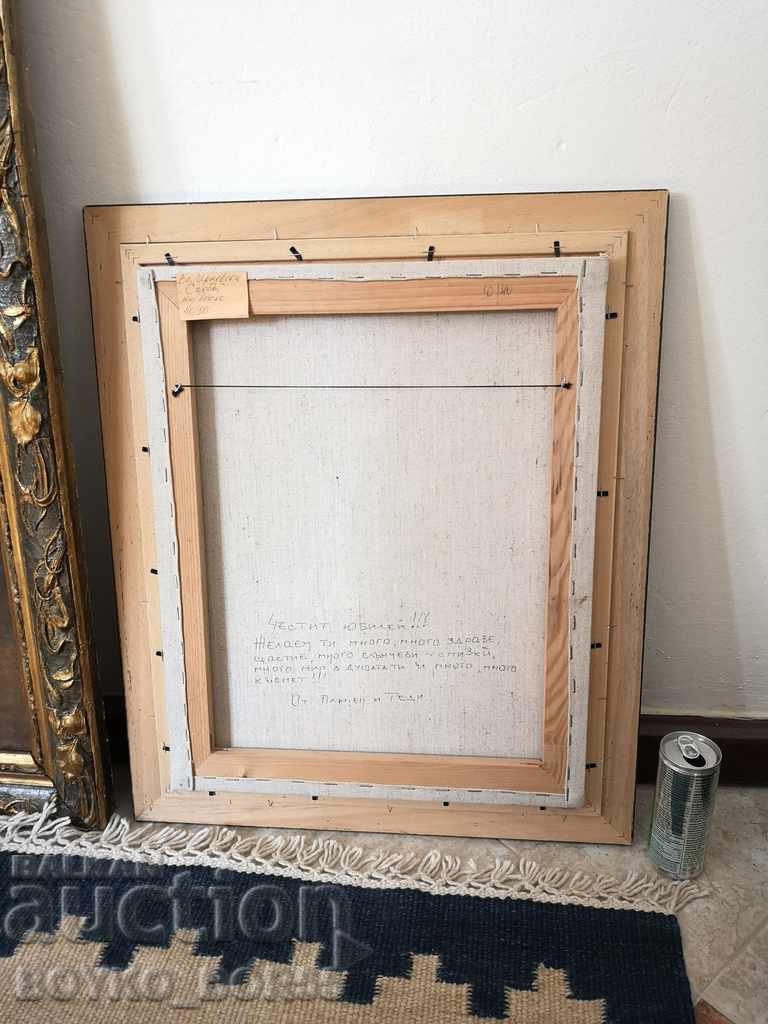 Delivery of Gorgeous Oil Painting Canvas by Ruse Artist Delivery of Gorgeous Oil Painting Canvas by Ruse Artist