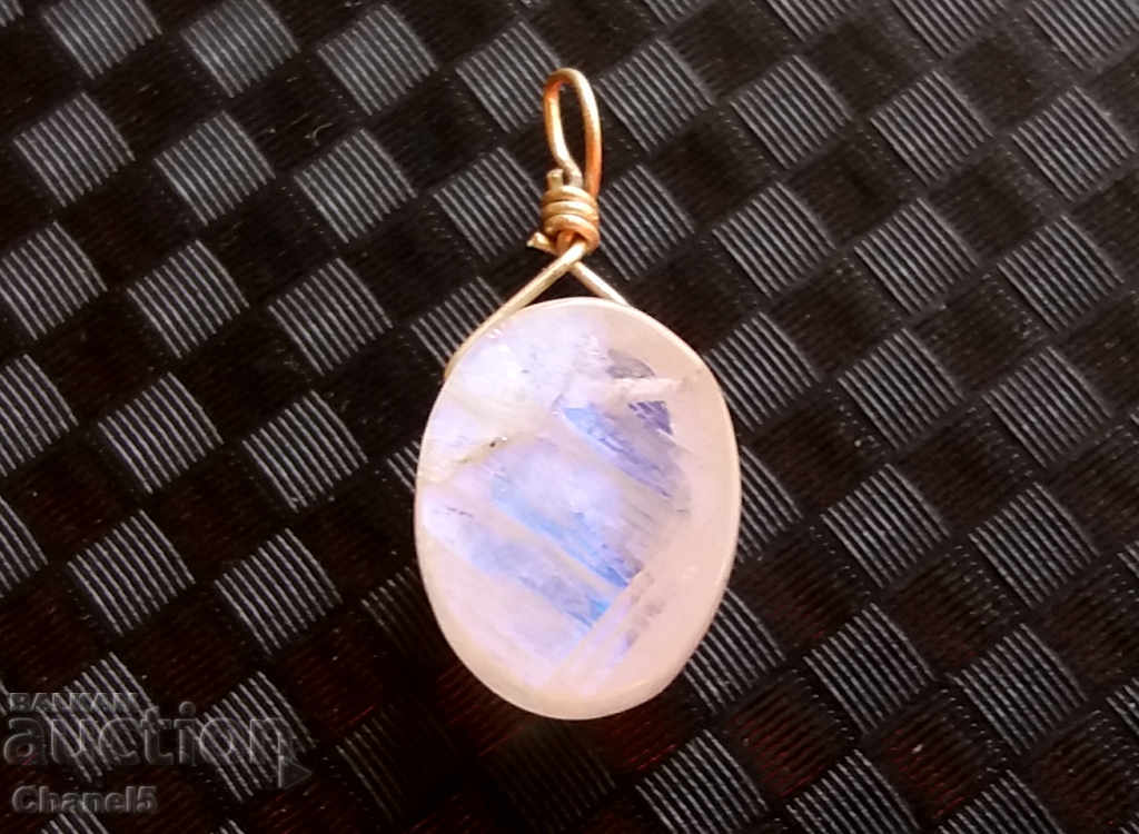 Delivery of NATURAL MOON STONE MEDALLION - 2.85 carats (12) Delivery of NATURAL MOON STONE MEDALLION - 2.85 carats (12)