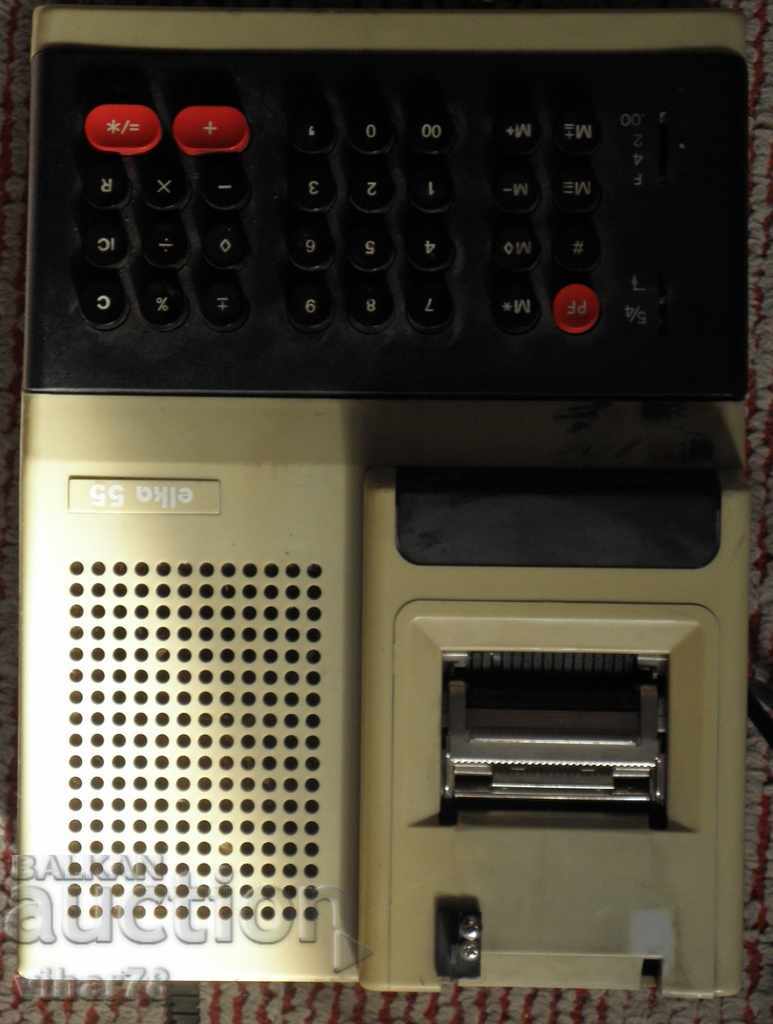 Auction OLD ELECTRONIC CALCULATOR "ELKA - 55" Auction OLD ELECTRONIC CALCULATOR "ELKA - 55"