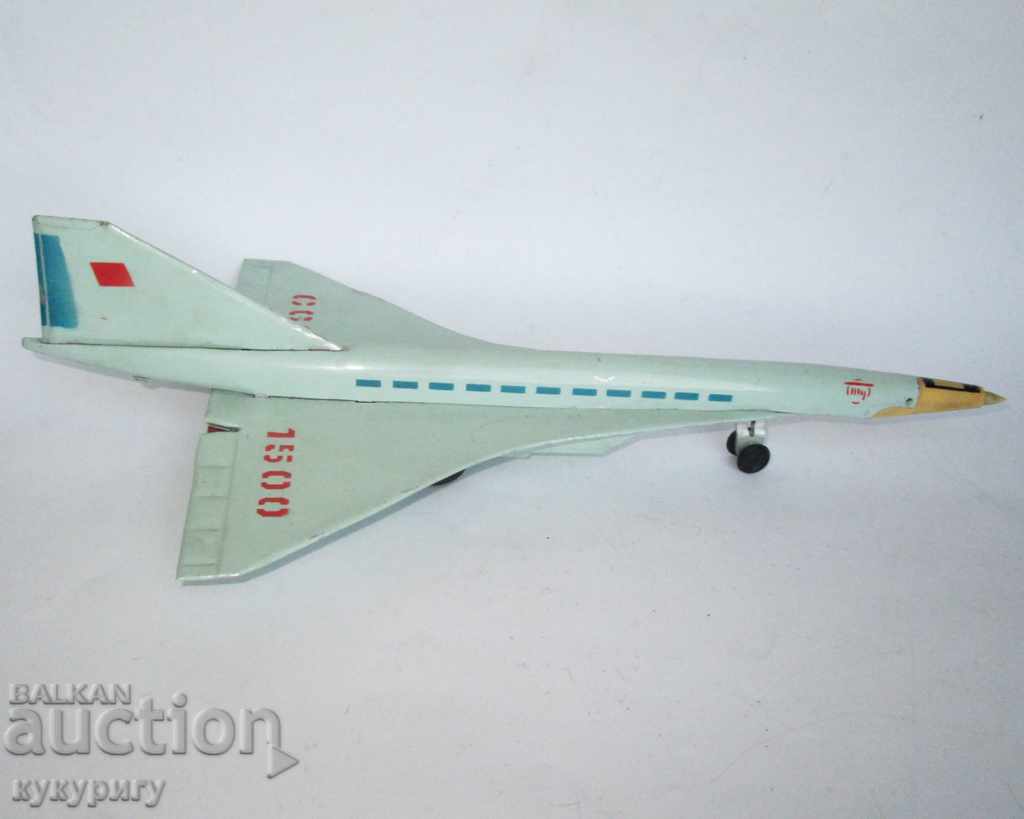 Δημοπρασία Παλιό ρωσικό αεροσκάφος παιχνιδιών λαμαρίνας TUS4 της ΕΣΣΔ Δημοπρασία Παλιό ρωσικό αεροσκάφος παιχνιδιών λαμαρίνας TUS4 της ΕΣΣΔ