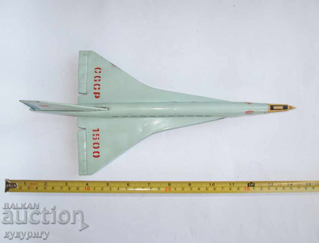 Παλιό ρωσικό αεροσκάφος παιχνιδιών λαμαρίνας TUS4 της ΕΣΣΔ - 7 Παλιό ρωσικό αεροσκάφος παιχνιδιών λαμαρίνας TUS4 της ΕΣΣΔ - 7