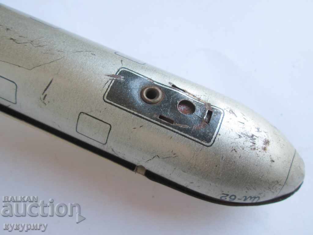 Delivery of Old Russian USSR Social sheet metal toy plane IL 62 Delivery of Old Russian USSR Social sheet metal toy plane IL 62