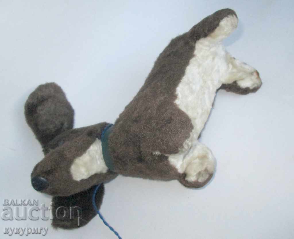 Δημοπρασία Παλιά ρωσική ΕΣΣΔ Soc παιχνίδι βελούδινο σκυλί με μπαταρία Δημοπρασία Παλιά ρωσική ΕΣΣΔ Soc παιχνίδι βελούδινο σκυλί με μπαταρία