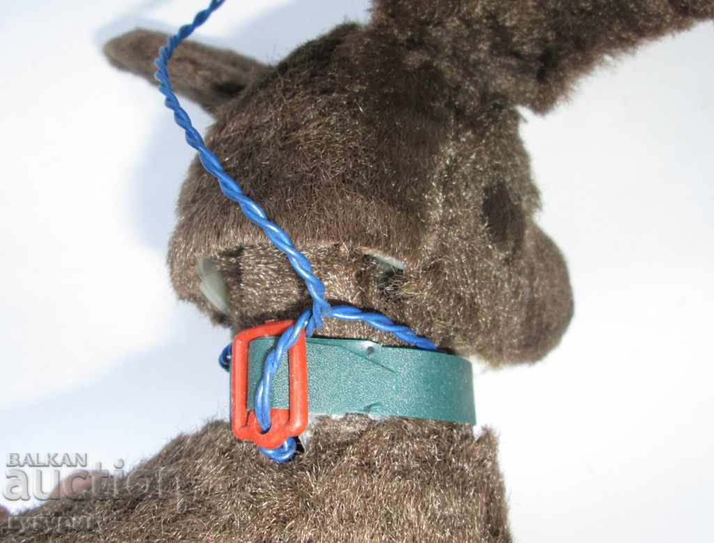 Παράδοση Παλιά ρωσική ΕΣΣΔ Soc παιχνίδι βελούδινο σκυλί με μπαταρία Παράδοση Παλιά ρωσική ΕΣΣΔ Soc παιχνίδι βελούδινο σκυλί με μπαταρία