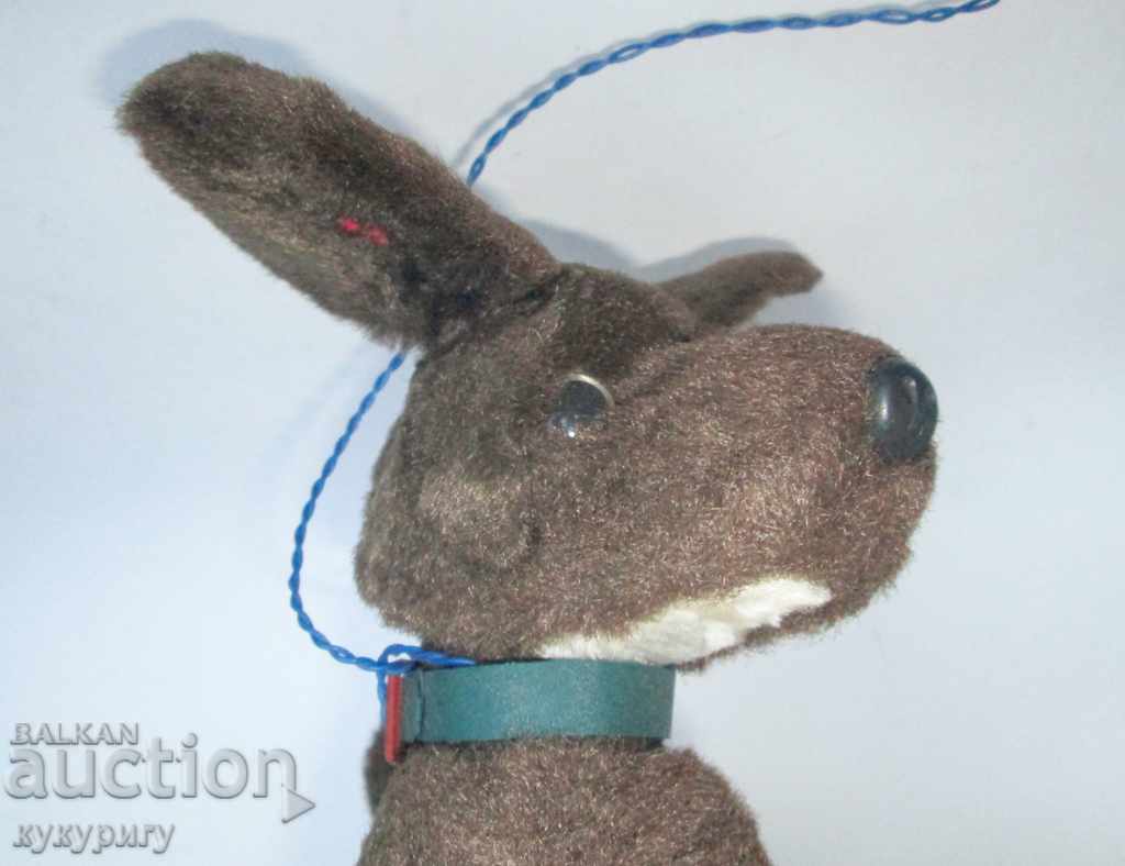 Παλιά ρωσική ΕΣΣΔ Soc παιχνίδι βελούδινο σκυλί με μπαταρία - 5 Παλιά ρωσική ΕΣΣΔ Soc παιχνίδι βελούδινο σκυλί με μπαταρία - 5