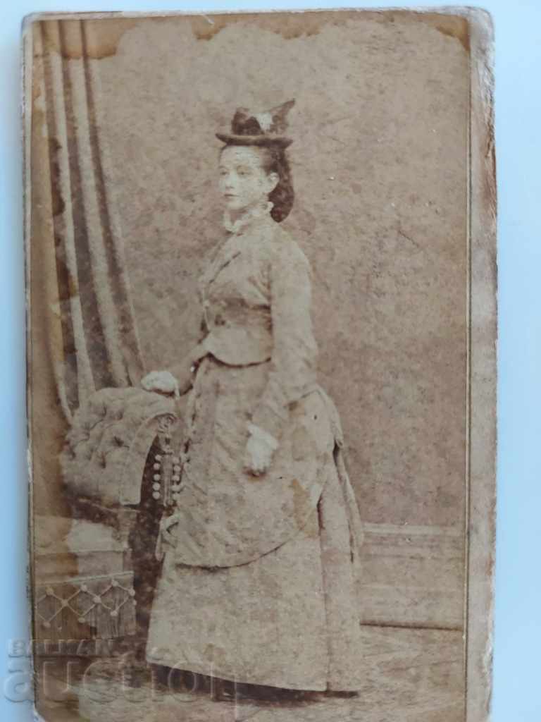 1873 OLD PHOTO PHOTO CARDBOARD