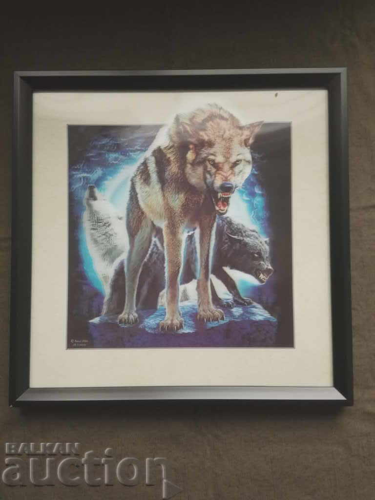Wolf 3D painting by Patrick Ollila with price 60.00 BGN | € 30.68