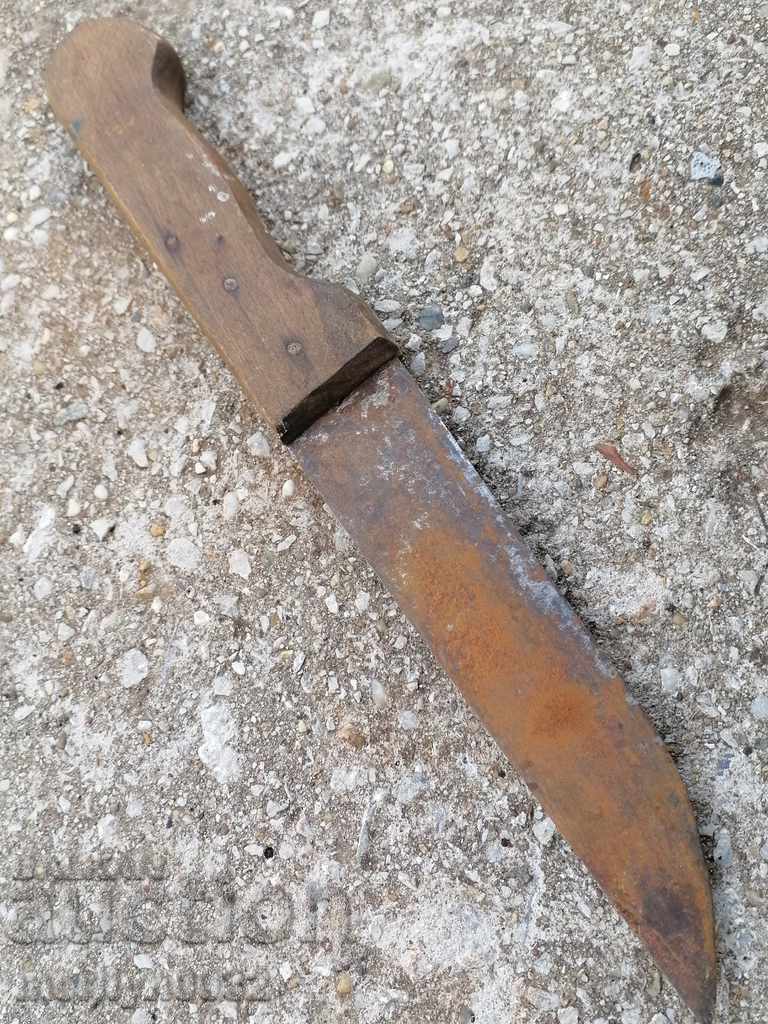 Old butcher knife, karakulak, shank - 7 Old butcher knife, karakulak, shank - 7