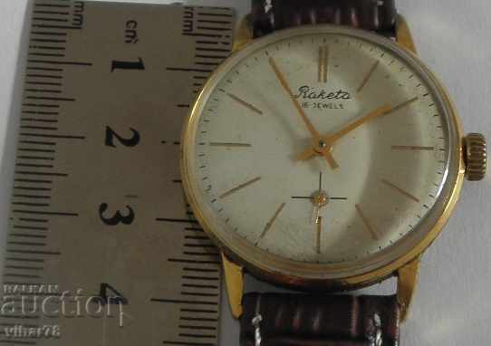 GOLDEN MEN'S Wristwatch ROCKET-20 microns - 5 GOLDEN MEN'S Wristwatch ROCKET-20 microns - 5