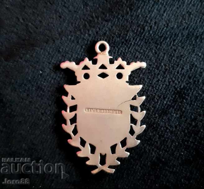 Stema din argint birmanez Heraldic cu preț 75.00 BGN | € 38.35 Stema din argint birmanez Heraldic cu preț 75.00 BGN | € 38.35