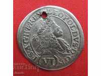 6 Kreuzers 1674 LEOPOLD I Austria-Hungary