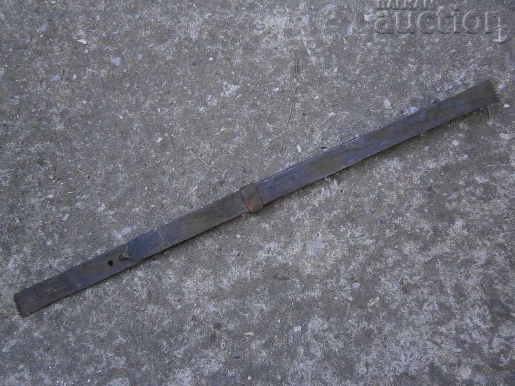 Delivery of antique hand forged yardstick measure for loom Delivery of antique hand forged yardstick measure for loom